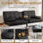 Miray Single 65'' Faux Leather Convertible Sofa