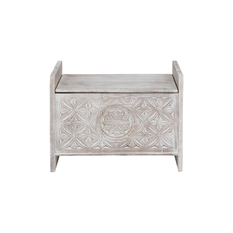Retzlaff Solid Wood Storage Bench