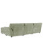 Canapé modulaire modulaire en forme de L, coussin de siège extra large, chargeur USB et de type C, accoudoir pétale, mousse haute densité, repose-pieds à mouvement libre, idéal pour la détente à la maison
