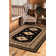 Tapis noir / brun Juana