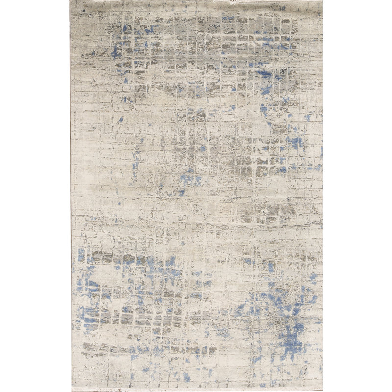Canterbury Hand-Knotted High-Quality Blue Area Rug