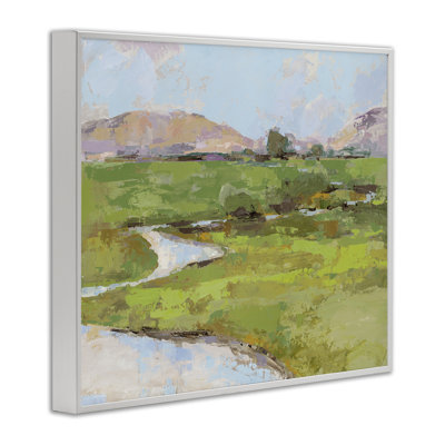 «Hillside Winding Stream», art de la giclée encadrée par Trevor Copenhaver