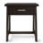 Sawhorse 24"W Solid Wood Bedside Table with Drawer-1813554541