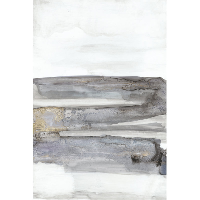 «Organic Seascape Blue I» par Lila Bramma - peinture sur toile tendue, H 30 po x l 20 po