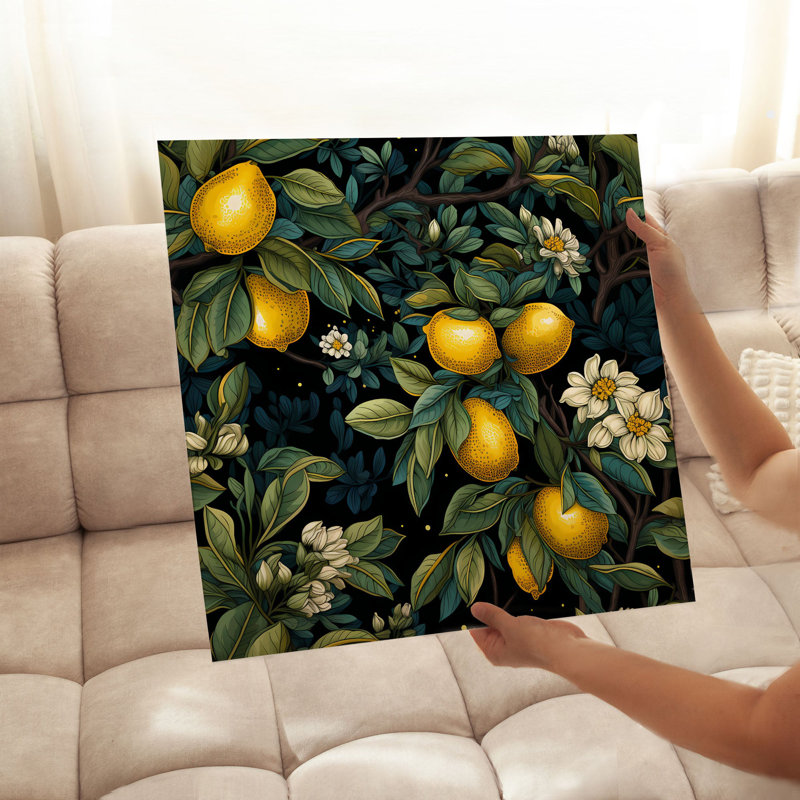 «Food and Kitchen Lemon Dreams», impression d'art moderne sans cadre, H 20 po x l 20 po