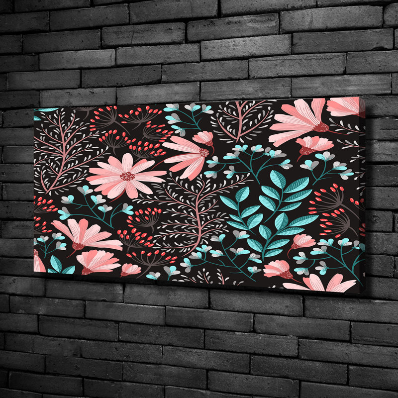 Spring Flowers - No Frame Print on Canvas