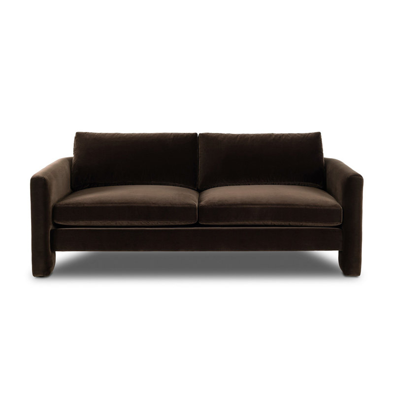 Katya Sofa, Surrey Cocoa, 33" W x 96.5" W x 39.75" D