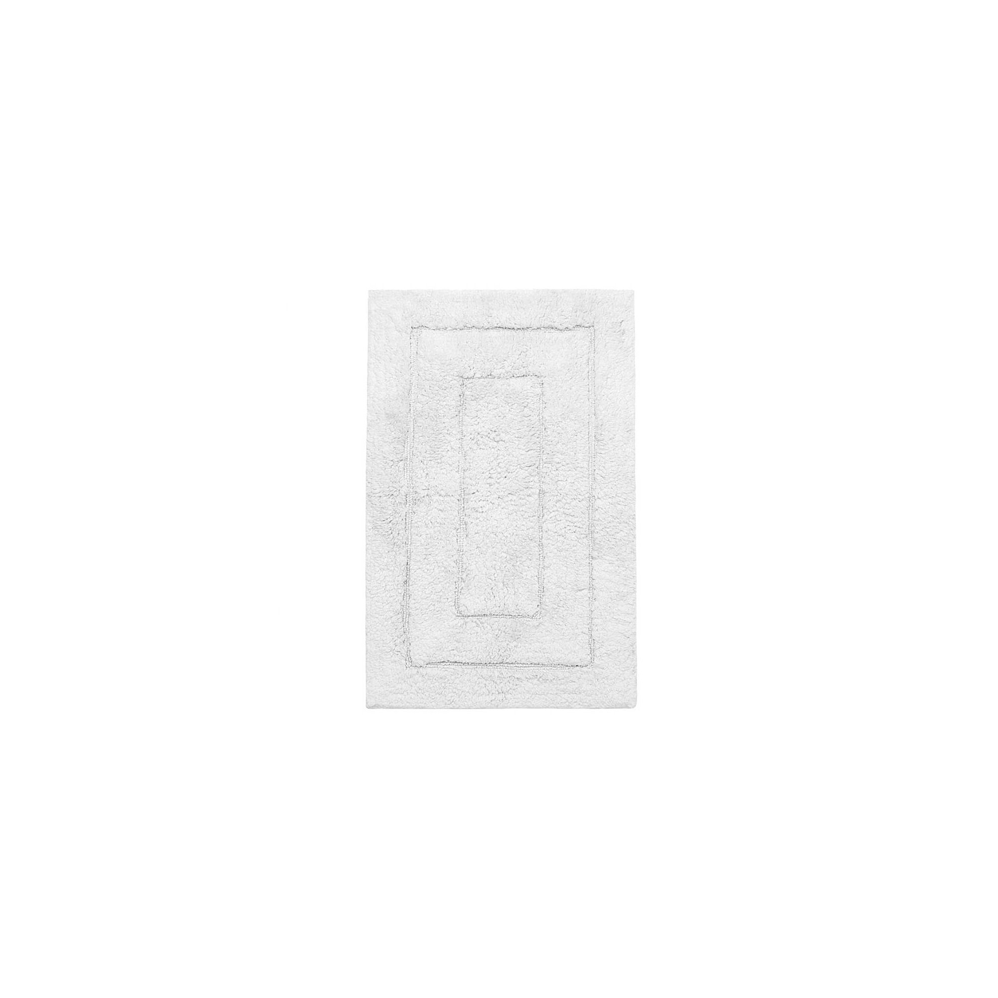 Apolonia Cotton Non-Slip Bath Rug, 20" H x 32" W, White