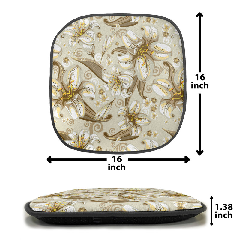 Coussin de siège papillon