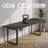 Dejanai Adjustable Metal Base Standing Desk with Power Outlet-394387684-394387687