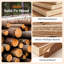 Table de bout ferme en U en bois de sapin massif-133235893