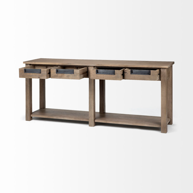 Console en bois massif Alex 72 "