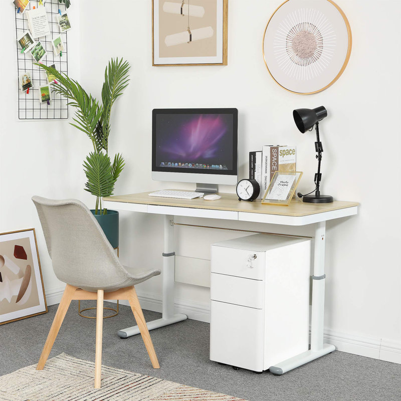 3 Drawer Filing Cabinet, White