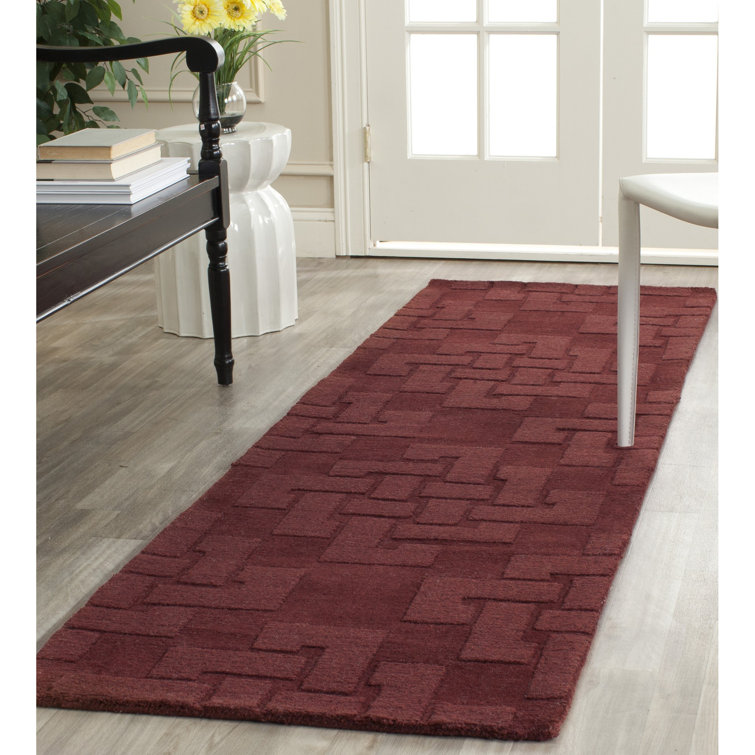 Andria Hand Tufted Wool Pile Geometric Rug