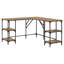 L-Shaped Metal Base Computer Desk-1263426039