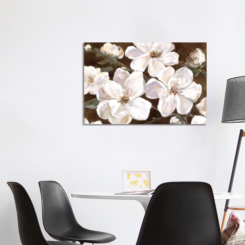 White Chocolate Blooms I 1 Piece Wrapped Canvas Painting, 101.6 cm H x 66.04 cm W x 1.91 cm D