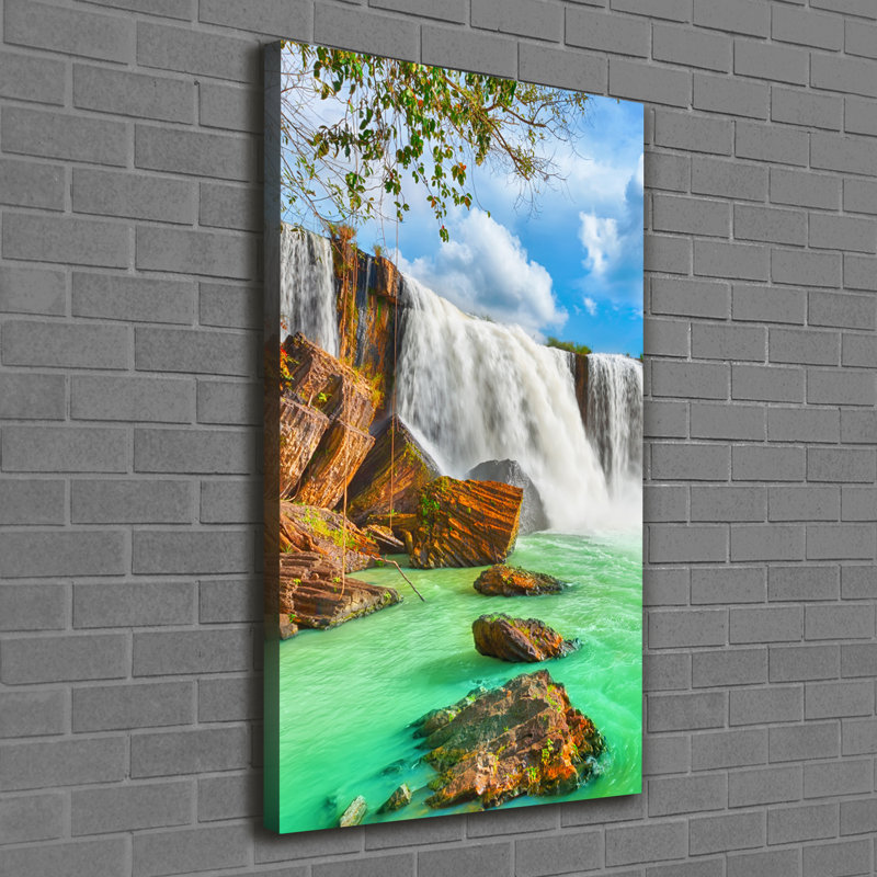 Waterfall - Wrapped Canvas Print