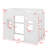 Twin House Loft Bed With Ladder-338598373