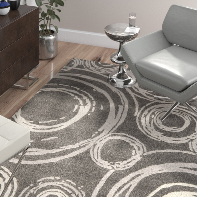 Kenzo Dark Gray Area Rug
