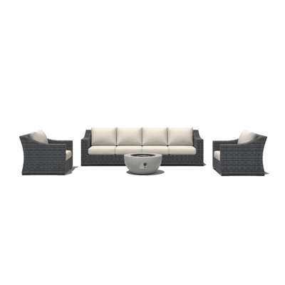 Eloisa 5 Piece Sofa Seating Group with Cushions by Birch Lane