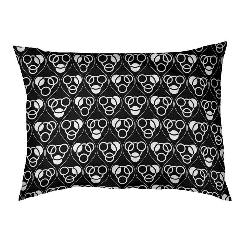 Coussin pour chien Chen, Petit (l 28 po x P 6 po x H 18 po), Noir