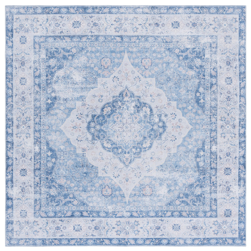 Arizona Performance Machine Washable Oriental Rug, Square 6'