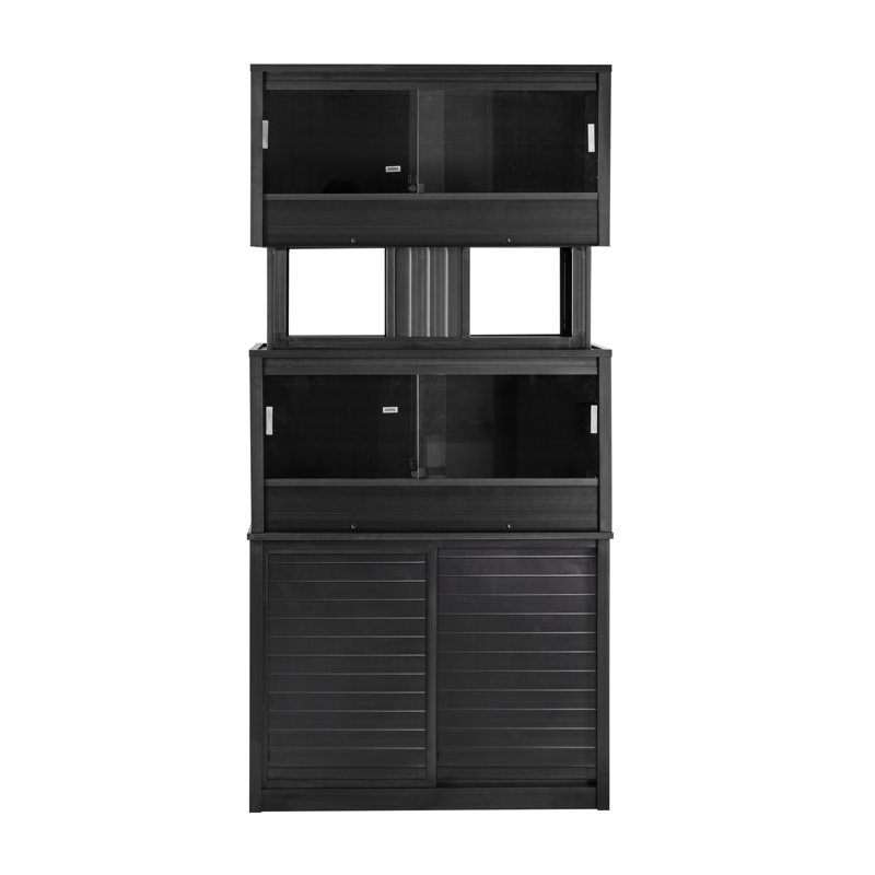 Terrarium moyen avec support Cannock, Noir