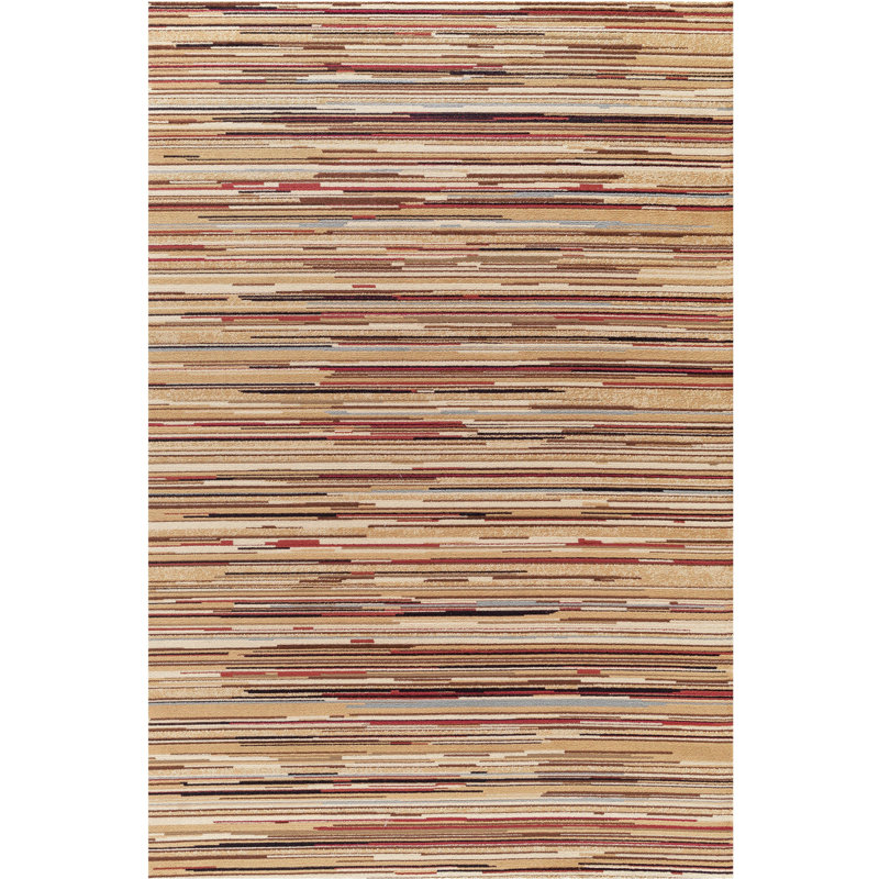 Tapis rayé Edmont, Rectangle 6 pi 7 po x 9 pi 3 po