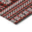 Tapis rouge renne de Noël intérieur / extérieur lavable à la machine-968530759