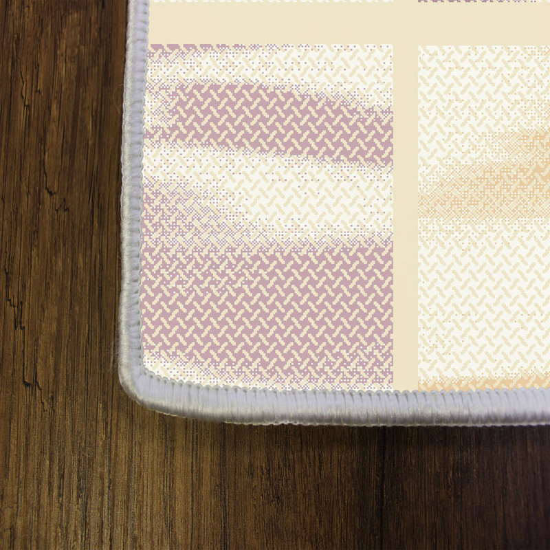 Soft Hall Carpet (2.6 x 4.9 ft), 1% Polyester, .3 in Pile Height | Antibacterial, Non-Slip Underside, 65 g/m² | Machine Washable, 3D Digital Print | Perfect for Living Room, Entryway & Bedroom Décor