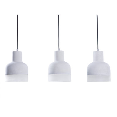 Luni 3 - Light Grey Kitchen Island Pendant
