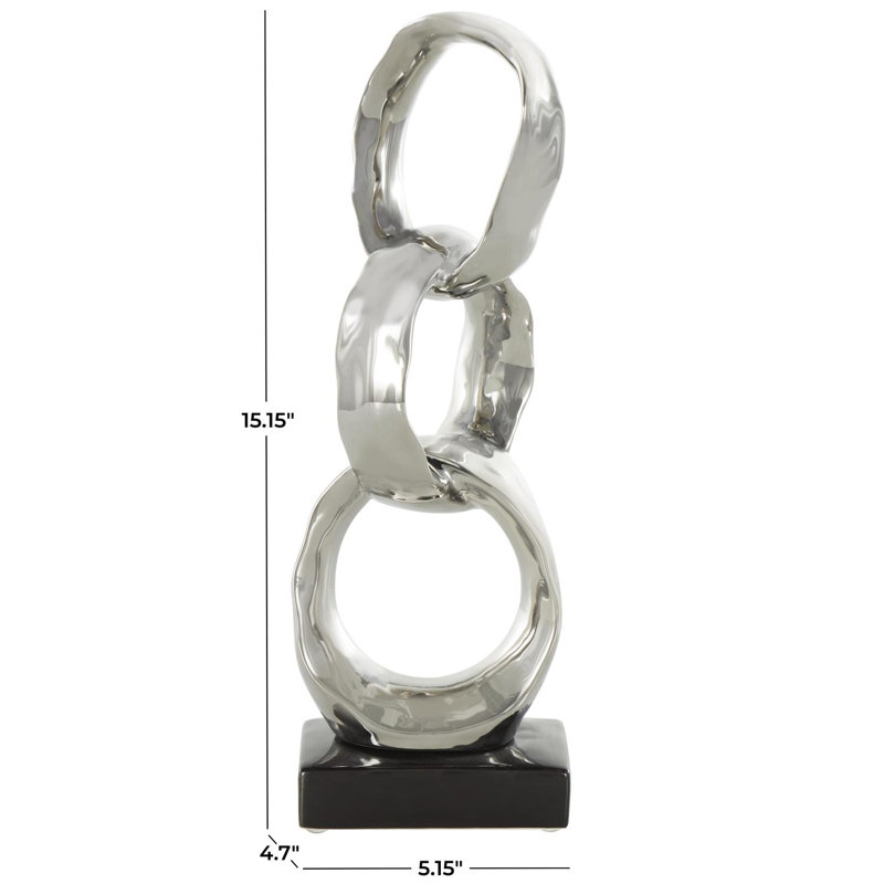 Sculpture abstraite Cole and Gray, Argent