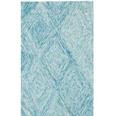 Napoli Metro Hand Tufted Wool And Cotton With Latex Geometric Rug