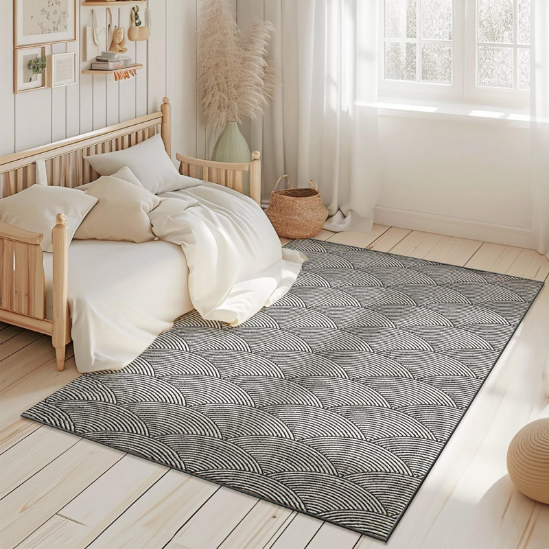 Abstract Flow Tabernash Rug Contemporary Modern Carpet For Living Room