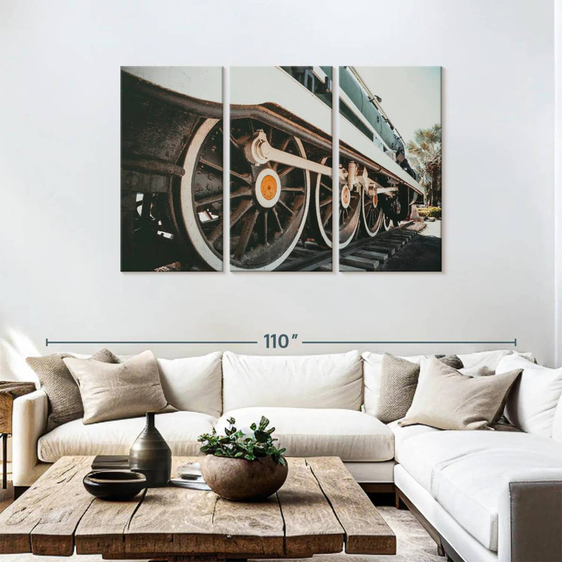 Mehar Old Train, 48" H x 74" W