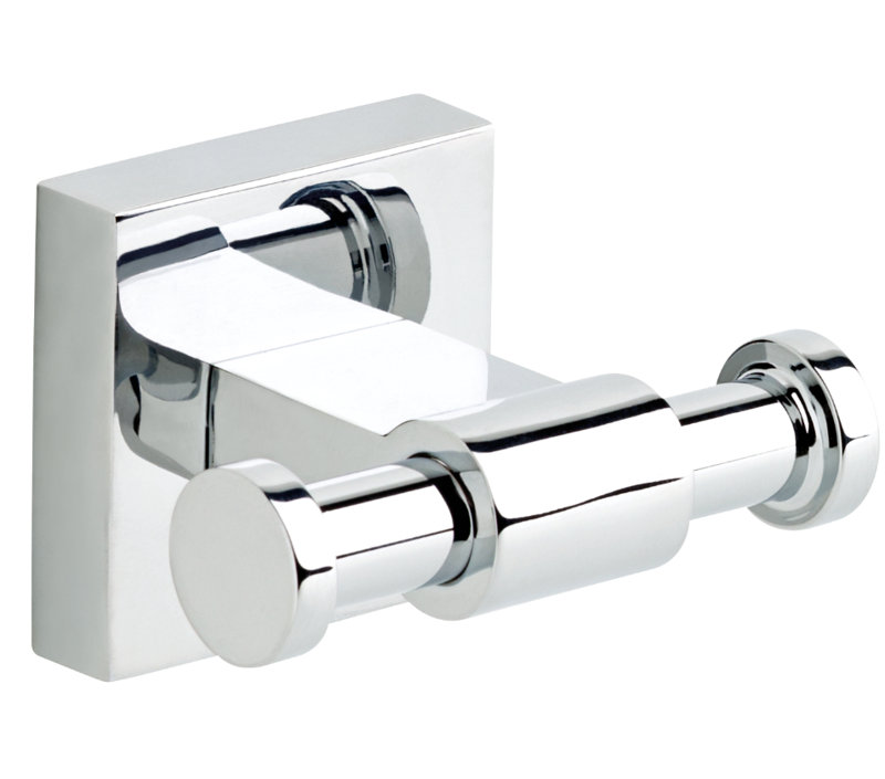 Maxted Multi-Purpose Wall Mounted Robe Hook, Polished Chrome