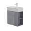 Meuble-lavabo mural 21,6 po avec lavabo en céramique