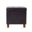 Repose-pieds de rangement carré capitonné Gamalier-33397886