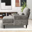 Chaise longue rembourrée L 51,55 po-1166583622
