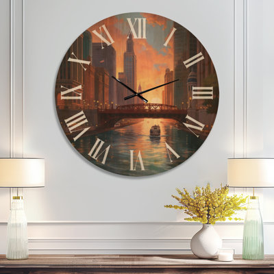Horloge murale Chicago