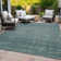 Machine Washable Indoor/Outdoor Amanda ACN2150 Striped Rug