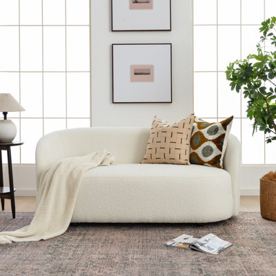 Cleaven 68'' Wide Boucle Upholstered Loveseat Sofa