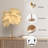 LED Feather Table Lamp With Touch Switch-1522404630
