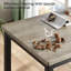 Ensemble de table de salle à manger 3 pièces pour 4 personnes avec 2 bancs-759669995