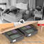 Under Bed Storage Containers with Clear Lid and Handles, The Underbed Storage Bins Perfect for Under Bed Shoe Storage, Great Under Bed Drawers
