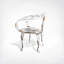 Branched Crystal Arm Chair
