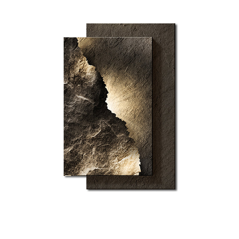 Décoration murale moderne en grès 3D moderne avec éclairage DEL télécommandé, H 50,79 po x l 35,04 po