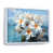 Cadre flottant blanc
