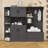 Hall Cabinet with Shelves and 4 Hooks-705003569