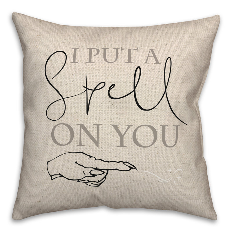  I Put A Spell On You Hand Throw Pillow, 20" x 20"